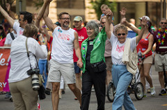 Scott Dibble and Karen Clark – Twin Cities Pride Parade